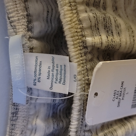 NWT Eberjey Alex Cami with shelf bra Size L - Picture 12 of 12